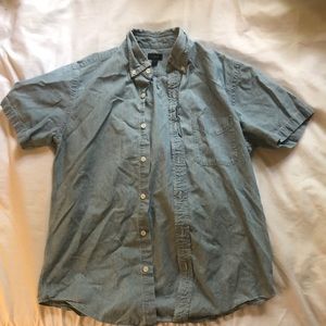 Men’s J. Crew Denim like Short Sleeve Button Down